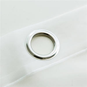 Cortinas de tela bordadas para dormitorio y Hotel, de poliéster azul geométrico, simplicidad nórdica, alta calidad y al mejor precio - Product Image 6