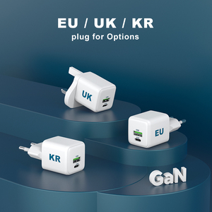 Diseño familiar KC 25W <span class=keywords><strong>Cargador</strong></span> <span class=keywords><strong>de</strong></span> doble puerto Adaptador <span class=keywords><strong>de</strong></span> <span class=keywords><strong>cargador</strong></span> <span class=keywords><strong>de</strong></span> teléfono móvil <span class=keywords><strong>Original</strong></span> Super Fast GaN 25W <span class=keywords><strong>Cargador</strong></span> <span class=keywords><strong>de</strong></span> pared Tipo C para <span class=keywords><strong>iPhone</strong></span> - Product Image 6