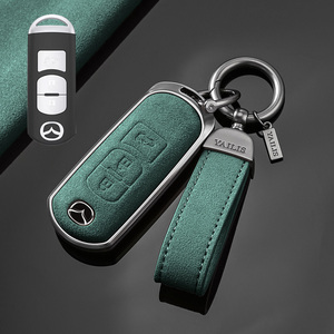Funda Protectora para Llaves de Coche de Aleación de Aluminio y Cuero Suave, Diseño Elegante y Popular de Domi Factory, para Mazda Axela <span class=keywords><strong>CX3</strong></span>/4/5/7/9 - Product Image 1