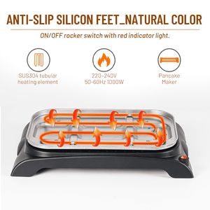 Máquina eléctrica <span class=keywords><strong>para</strong></span> hacer tortitas, 6 Sartenes <span class=keywords><strong>para</strong></span> cocinar, <span class=keywords><strong>tortillas</strong></span>, crepes <span class=keywords><strong>para</strong></span> uso doméstico y hotelero - Product Image 6