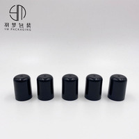 Support noir pour bouteille en verre, 10 pièces, boule à bille, plastique noir, bouteille en verre, essentiel, 18mm