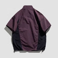 Vente en gros personnalisé, poids léger évacuant l'humidité, séchage rapide, coupe-vent pour l'extérieur, pull de golf Big Shot de haute qualité pour hommes