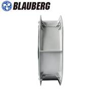Ventilateur axial électrique Blauberg 48V 115W 1200m³/h DC CE 3C pour alimentation en air des métros, OEM ODM, installation efficace, personnalisable