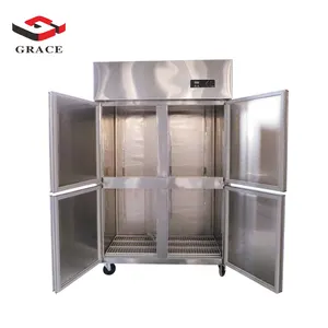 commercial upright freezer 4 half door upright freezer chiller 4 door refrigerator upright freezer