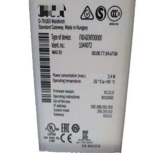ตัวควบคุมการเขียนโปรแกรม PLC ใหม่ FX0-GENT00000 ตัวควบคุมความปลอดภัย 1044072 FX0GENT00000 - Product Image 1