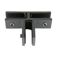 Clip en T pour verre, installation facile sans perçage - Quincaillerie en laiton massif pour cloison de douche sans cadre d'appartement