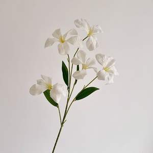 A-1798 bunga anggrek api buatan, bunga anggrek sutra sintetis realistis untuk dekorasi ruang tamu dan rumah - Product Image 5