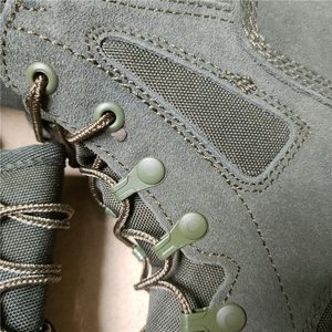 Bottes de combat en daim vert foncé TSB21-4 DMS, bottes de désert vertes, bottes de combat grises en cuir de vachette - Product Image 6