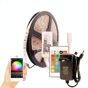 WiFi LED Strip Lights, <strong>MINGER</strong> 16.4ft Waterproof Wireless Smart Phone App Controlled Light Strip Kit Alexa Google Assista - Product Image 1