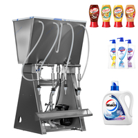 Remplisseuse pneumatique semi-automatique en acier inoxydable pour bouteilles en plastique, équipement d'emballage pour huiles comestibles, jus et condiments