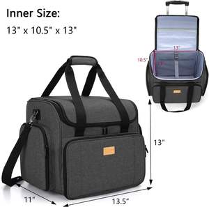 Free sample Pull-rod <b>Insert</b> Sewing Machine Bag <b>Handbag</b> with Knitting Tool Storage Bag for Outdoor Travel - Product Image 6