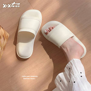 XIXITIAO 도매 조용한 편안한 게스트 슬리퍼 친환경 EVA 미니멀리스트 디자인 대량 맞춤 호텔 슬리퍼 에어비앤비용 - Product Image 6