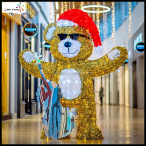 Luces navideñas para exteriores, impermeables, con diseño de oso LED, para bodas, San Valentín, Año Nuevo, Diwali - Product Image 1