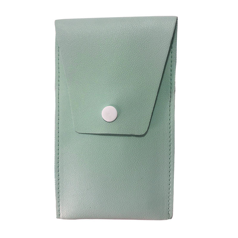 กระเป๋า Pu สีเขียวอมเทา