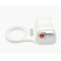 Poignée magnétique pour appareil photo de téléphone avec télécommande sans fil et contrôle du zoom + lumière d'appoint LED