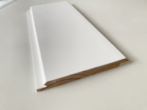 Panel de pared de madera de pino Radiata con acabado Shiplap, preimpregnado en blanco, con espaciado de 1 pulgada, listo para instalar - Product Image 3