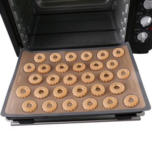 Tapis de cuisson en silicone de qualité alimentaire, en fibre de verre, antiadhésifs, pour macarons, 42 x 30 cm, vente en gros, personnalisables, pour four - Product Image 6