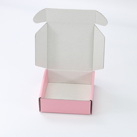 Boîte postale soins de la peau étiquette de cheveux vêtements perruque emballage boîte de papier pliable pour petite entreprise magasin en ligne de commerce électronique