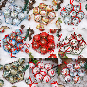 للبيع بالجملة تصميم جديد 75-كرة معلقة مقاومة للتشتت رغوة عيد الميلاد مزخرفة لحفلات شجرة عيد الميلاد - Product Image 2