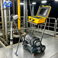 Kit d'inspection de forage portable avec écran de 12 pouces, boîtier étanche et câble de sonorisation haute résistance pour travaux sur les puits d'eau en terrain