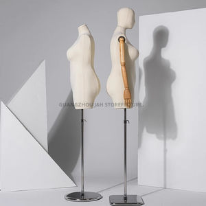 Maniquí Femenino sin Cabeza de Talla Grande, Torso Femenino Curvilíneo, Forma de Vestido Ajustable, Maniquí de <span class=keywords><strong>Costura</strong></span> para Sastrería - Product Image 3
