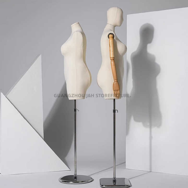 Plus Size Headless Female Mannequin Curvy Female Torso Adjustable Body