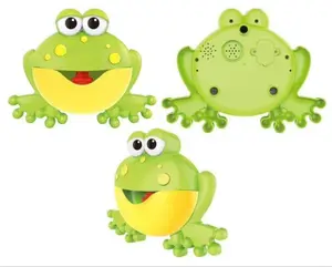 泡泡鼓风机可爱青蛙泡泡机泡泡浴玩具12首儿童音乐