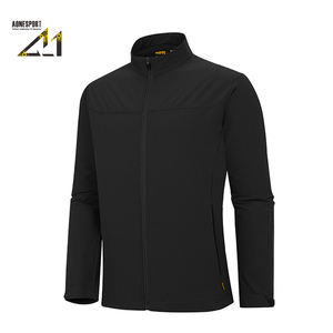 Veste softshell pour homme A-1, polyester, élasthanne, nylon, tricotée, imperméable, coupe-vent, respirante, séchage rapide, à capuche longue, coupe ample - Product Image 3
