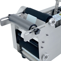 Étiqueteuse semi-automatique pour flacons ronds de liquides oraux, bouteilles rondes en plastique, étiquetage adhésif