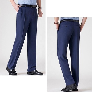 <span class=keywords><strong>Pantalon</strong></span> de smoking pour homme, double pli devant, jambe large, <span class=keywords><strong>pantalon</strong></span> de costume classique, sans repassage, vêtements de travail, <span class=keywords><strong>pantalon</strong></span> formel - Product Image 5