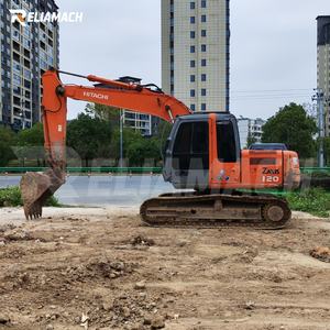 Дешевый компактный экскаватор <span class=keywords><strong>Hitachi</strong></span> 120-6 б/у, 12 тонн, с двигателем Isuzu, модель 2013 года - Product Image 2