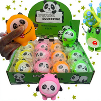 Nouveau Style Panda Anti-Stress Jouets Drôles Autisme Humeur Squeeze Relief Fun Geek Gadgets Halloween Blagues Fait Caoutchouc Âges 5 à 7