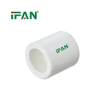 Fabricants de raccords de tuyaux PPR IFAN Premium, raccords à emboîtement égal blancs 20-63 mm, raccords de tuyaux PPR