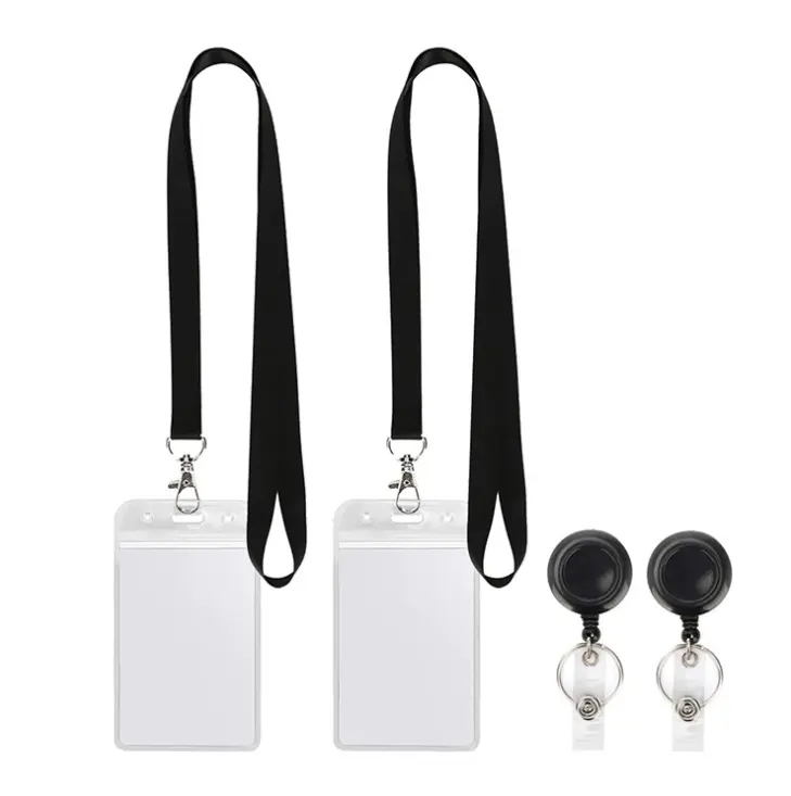 Hot sell Amazon Lanyard with badge holder and ID card
