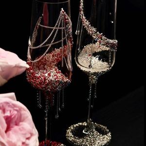 Copa de Champán Decorada con Mariposas y Flores Eternas, Material para Manualidades, Regalo para Bodas, Compromisos y Rituales - Product Image 6
