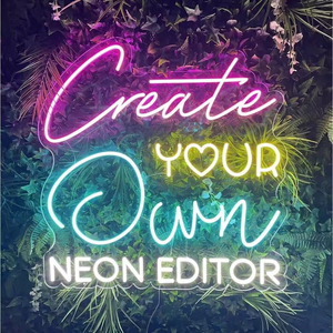 Custom Script Font <b>LED</b> Neon Sign <b>LED</b> Lighting Flex Neon Light <b>Letters</b> Sign Board - Product Image 1