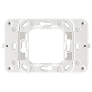 Radio <b>Plate</b> Support 2M Central White 11.8x7.3x0.8 Cm For <b>Wall</b> Switches - Product Image 1