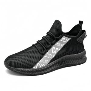 Vente en gros de chaussures de sport pour hommes à la mode, légères et respirantes, chaussures de course en maille décontractées et à la mode, chaussures de course - Product Image 6