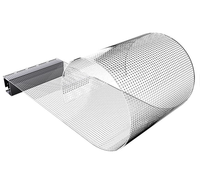 Film adhésif transparent flexible P20 pour écran LED en maille, panneau mural vidéo pour vitrine et mur-rideau