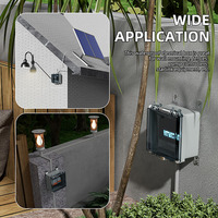 Boîtier Électrique Extérieur Étanche IP67, Boîte de Jonction Étanche en Plastique à Charnières pour Électronique et Réseaux WiFi
