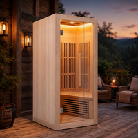 Produsen Ruang Sauna Inframerah Jauh Berkualitas Tinggi Mewah, Sauna Kayu Dalam Ruangan, Kabin Sauna Kering Rumah, Mendukung OEM Logo Kustom