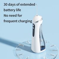 Brosse à dents électrique avec rinçage et machine à nettoyer les dents, étanche IPX7, 3 modes de nettoyage, instrument dentaire portable
