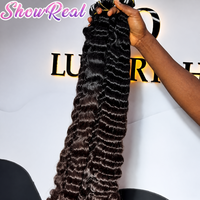 Lot de Cheveux Humains Bruts Non Traités Vietnamiens Ondulés Profonds, Alignés dans le Sens de la Cuticule, Cheveux Vierges, Fournisseur d'Extensions de Cheveux Indiens et Cambodgiens