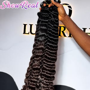 Unbehandeltes Vietnamesisches Deep Wave Lockiges Echthaar-Bündel mit Intakter Kutikula, Indisches Kambodschanisches Haar-Extension vom Hersteller - Product Image 1