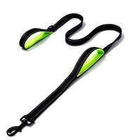 Laisse de chien en nylon rétractable Double couche épaissie réfléchissante corde d'entraînement de 5m pour la marche et la course pour les animaux de taille moyenne