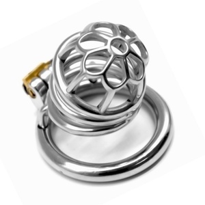 Jaula de Castidad Masculina FRRK de 52 mm, Dispositivo de Castidad con Candado, Jaula Metálica para Pene, Juguetes Sexuales para Hombre - Product Image 3