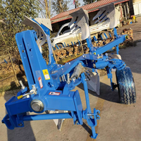 Charrue hydraulique réversible avec sous-charrue, attache rapide montée sur tracteur, charrue à miroir de clôture, accessoire de labour agricole