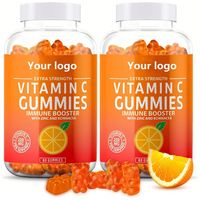 Complément alimentaire en marque privée OEM/ODM, bonbons gélifiés à la vitamine C à l'orange pour soutenir le système immunitaire, bon goût