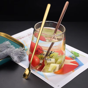 Cuchara Mezcladora de Acero Inoxidable 304 de Colores Modernos con Mango Largo para Té, Café, Helado y Accesorios de Bar - Product Image 6
