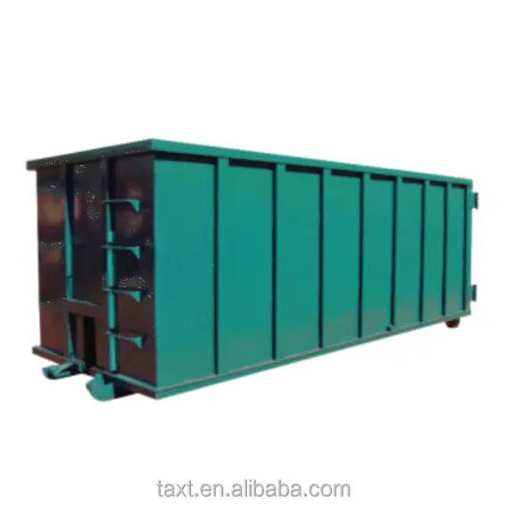 Waste Management Roll Off Dumpster Outdoor Hook Lift Container Bin Hook Lift Bin